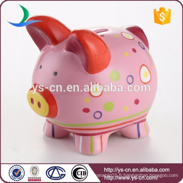 Nouvelle banque de porcelaine en céramique en porc liquide YScb0001-07